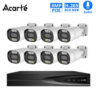 دوربین مداربسته 8 مگاپیکسلی 4K فول کالر POE