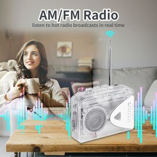 دستگاه پخش نوار کاست و رادیو FM/AM با بلندگوی استریو