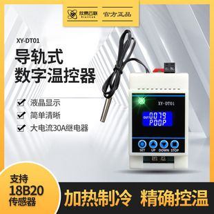ترموستات دیجیتال XY-DT01 با دقت بالا، کنترل دما، رله 30 آمپر