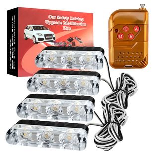 چراغ هشدار خودرو با کنترل از راه دور 4 عددی 3LED