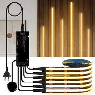 نوار LED نواری FCOB ۱۲ ولت مشکی برای کابینت و ویترین