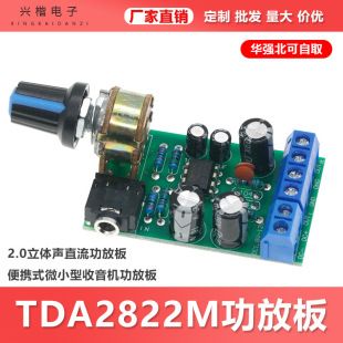 برد آمپلی‌فایر TDA2822M مینیاتوری استریو 2.0
