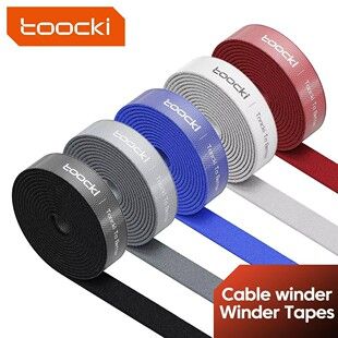 بند جمع‌کننده کابل موبایل Toocki چسبی پشت‌به‌پشت