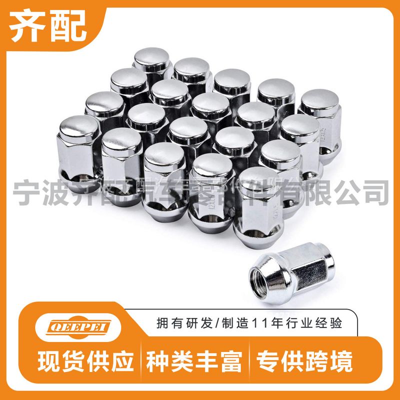 مهره شش ضلعی M12x1.5 لبه 19 میلی متری مناسب برای قطعات خودرو مهره چرخ تویوتا فورد