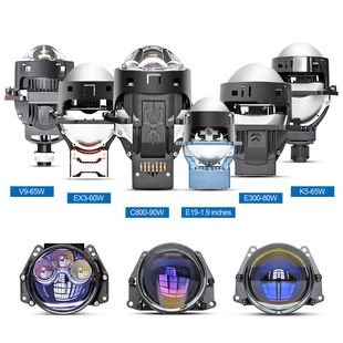 چراغ LED خودرو لنز دوگانه TIR 2.5/3 اینچ H4/H7