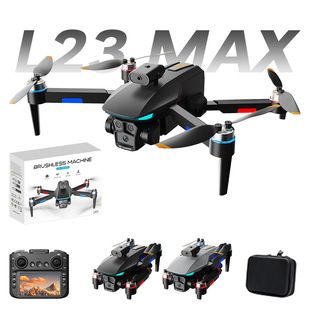 مدل GPS با صفحه نمایش داخلی L23MAX پهپاد LED عکاسی هوایی سبک با وضوح بالا کوادکوپتر اجتناب از مانع هوشمند تحویل 48 ساعته