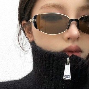 عینک آفتابی زنانه کتآی قهوهای فریم باریک