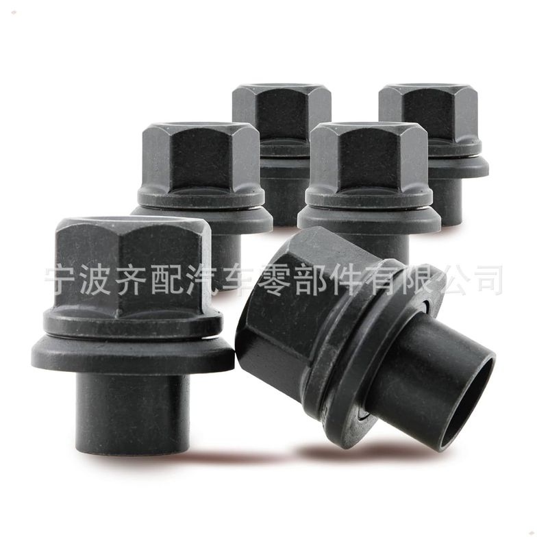M22x1.5 دو تکه مهره های کامیون سنگین شش گوش در طرف مقابل راهنمای توپی چرخ 33 میلی متری مهره های پایه لاستیک فولاد کربنی