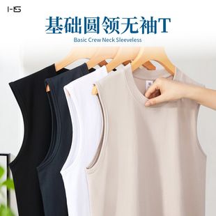 تیشرت بدون آستین مردانه نخی دور یقه گشاد مخصوص ورزش و تناسب اندام