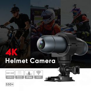 محصول جدید دوربین اکشن 4K با ضبط دوگانه وای فای روی سر موتور سیکلت سواری با دوربین ضد لرزش HD ضد آب تحویل دسته ای ترکیبی ظرف 48 ساعت