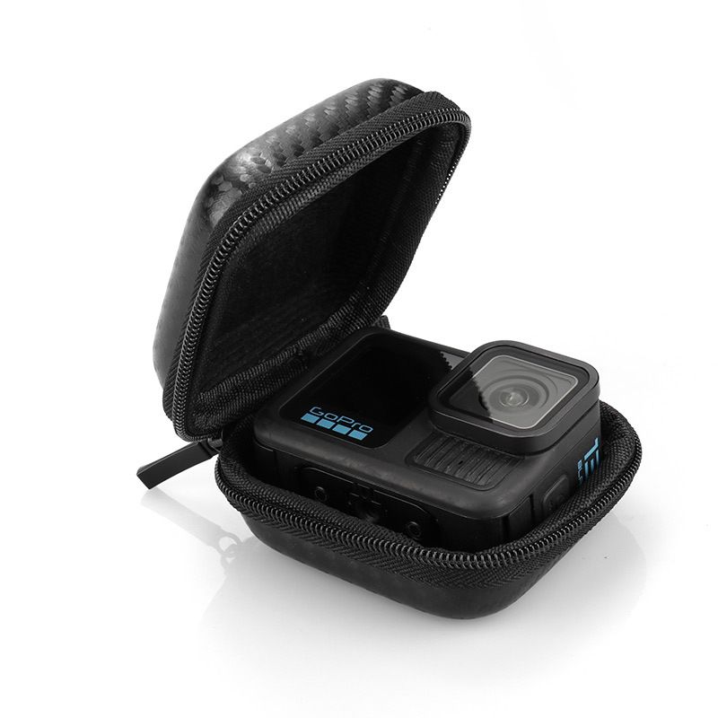 کیف دوربین قابل حمل GOPRO13/12 DJI Action5 دوربین ورزشی محافظ جعبه حصیری بافت ذخیره سازی کیف دوربین ورزشی...فروش برتر 10%