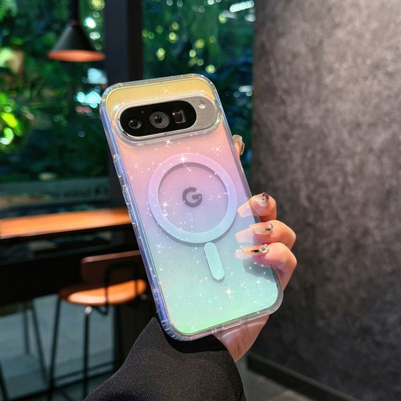 قاب محافظ تلفن همراه Google 10 قابل اجرا برون مرزی pixel10pro پوشش محافظ لیزری پر زرق و برق رنگی pixel11proXL محافظ تلفن همراه... حجم فروش TOP10%