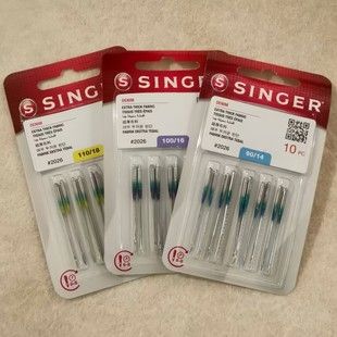 سوزن چرخخیاطی سینگر مدل 2026 بسته 10 عددی مخصوص پارچه ضخیم و جین