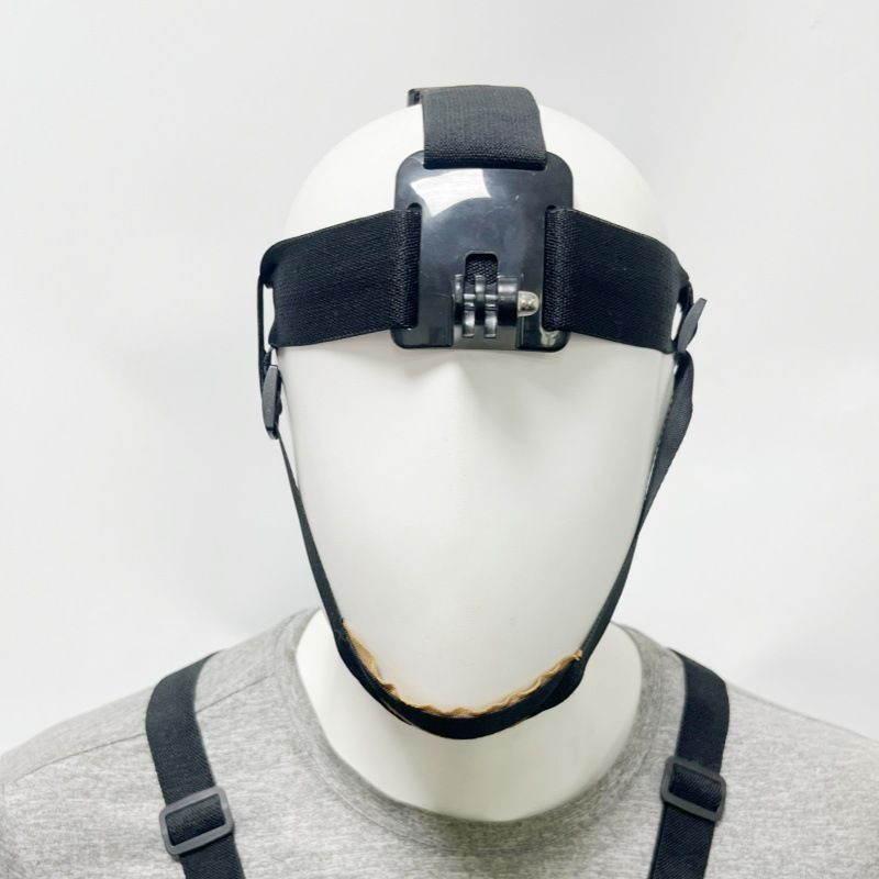 هدبند دوربین ورزشی GOPRO، هدبند کت و شلوار پارکور، ضد لرزش ورزشی شدید، بند ساپورت چانه ضد سقوط، دوربین ورزشی...فروش TOP10%