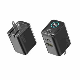 محفظه شارژر 65W گالیم نیترید با نمایشگر هوشمند