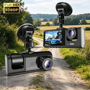 دوربین خودرو سه لنز C309 با زاویه 130 درجه و کیفیت 1080P