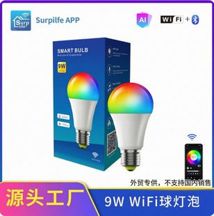 لامپ هوشمند وای‌فای بلوتوث RGB+CW قابل تنظیم موسیقی