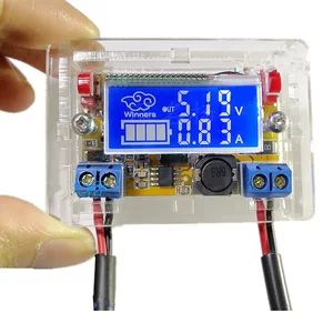 ماژول منبع تغذیه کاهنده DC-DC با نمایشگر LCD و ولتآمتر 3 آمپر