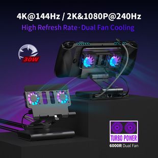 مناسب برای پایه ROGAllyX 4K@144Hz، 2K@240 داک انبساط با برس بالا.