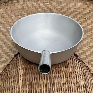 اسکوپ آب آلومینیومی یک تکه ضخیم شده قدیمی اسکوپ آب آشپزی ته صاف اسکوپ آب اسکوپ برنج خانگی اسکوپ آجیل تجاری خانگی