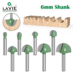 تیغه حکاکی نیمدایره چوب با دسته چوبی، مناسب دستگاه CNC
