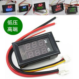 ولت‌متر و آمپرمتر دیجیتال LED دو نمایش DC 0-100 ولت 1 تا 100 آمپر