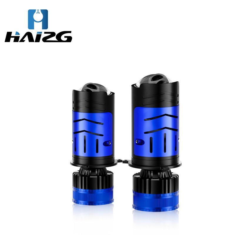HAIZG موتور برون مرزی LED لامپ بزرگ T100 چراغ جلو لنز با قدرت بالا اصلاح شده با چراغ جلو سوپاپ برقی جلو...فروش TOP10%