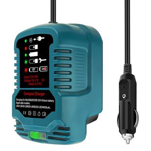 مینی شارژر سازگار با باتری ماکیتا، دی‌دبلیو، میلواکی و بوش (110-240 ولت)