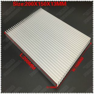 خنککننده آلومینیومی LED پرقدرت 200×150×13 میلیمتر