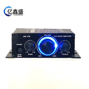 آمپلی فای مینی AK-170 دو کاناله Hi-Fi برای کامپیوتر و خانه
