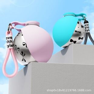 بطری آب دوکاره استیل برای سگ