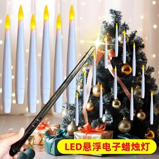 شمع الکترونیکی معلق LED با میله کوتاه برای تزئین کریسمس و هالووین