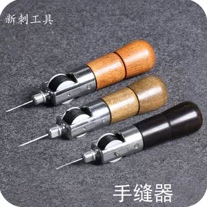 چرخ خیاطی دستی چرم، دوخت دستی چرم گاوی، حکاکی روی چرم
