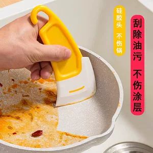 کاردک سیلیکونی ژاپنی مقاوم به حرارت برای تمیز کردن قابلمه و ظروف نچسب
