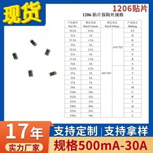 فیوز SMD 1206 تاخیری 3216 آهسته سوز