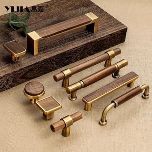 دستگیره چوبی مینیمال برای کمد، کابینت و کشو