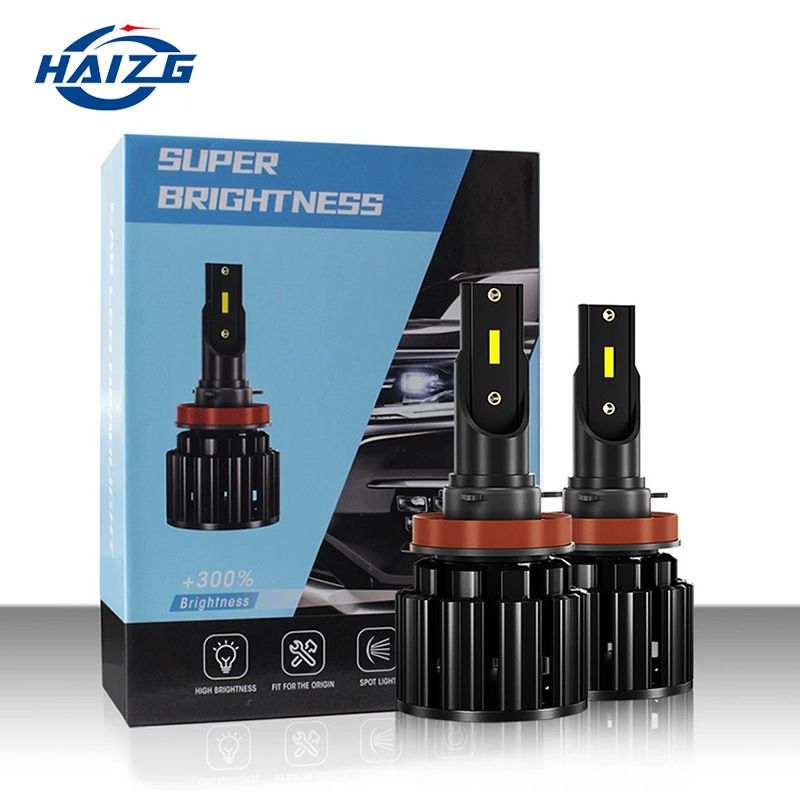 HAIZG خودرو S8 برون مرزی LED لامپ بزرگ اصلاح چراغ جلو پرقدرت h7h4 چراغ جلو یکپارچه نور بالا و پایین خودرو، جلو ... حجم فروش TOP10%