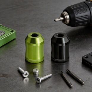 مگنت قوی شارژ سریع برای مته و بیت پیچ‌گوشتی، حلقه مغناطیسی ضد افتادن پیچ، سایز هگز 6.35 میلی‌متر