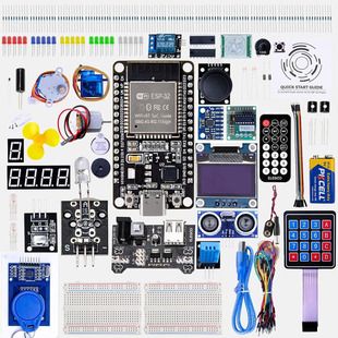 کیت آموزشی ESP32 با برد توسعه و جعبه، مناسب اینترنت اشیا و وایفای