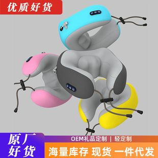 بالش ماساژور گردن USB با گرمایش، U شکل، مناسب خودرو و اداره
