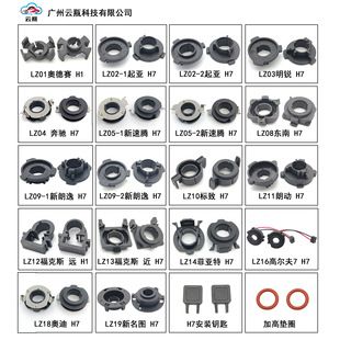 پایه LED مخصوص چراغ خودرو H1/H7، نصب آسان، مناسب برای ارتقا و تعویض چراغ