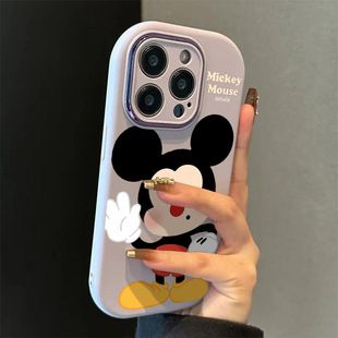 به Mickey برای گوشی Apple 17promax با حفره ریز آیفون 16/15/14/13 تحویل 48 ساعته سلام کنید