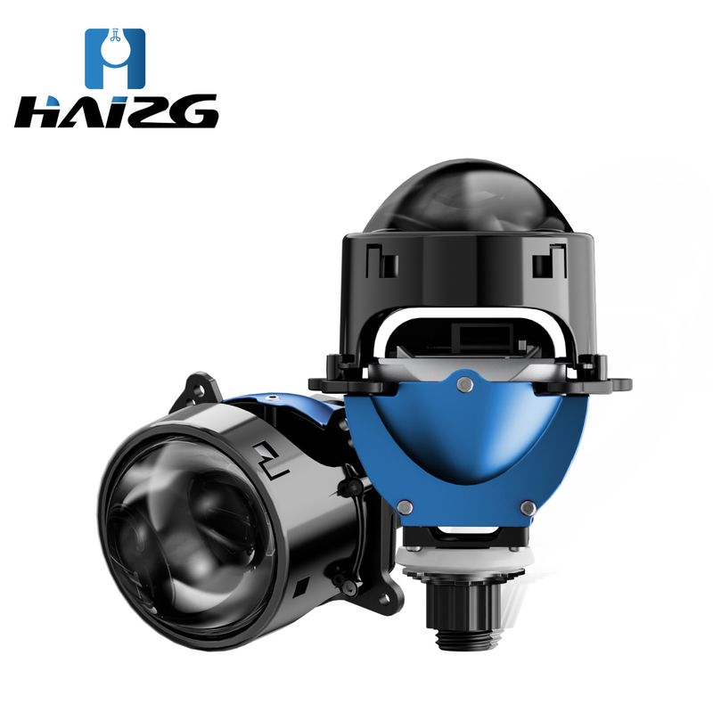 چراغ جلوی LED خودرو 130 واتی HAIZG با لنز F3 با قدرت بالا لنز دو فنجان چراغ جلوی چراغ خودرو اصلاح شده چراغ LED