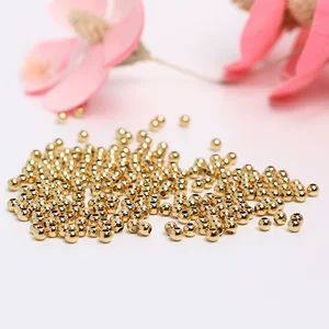 مهره طلا کوب 14K صیقلی توپر برای ساخت دستساز جواهرات