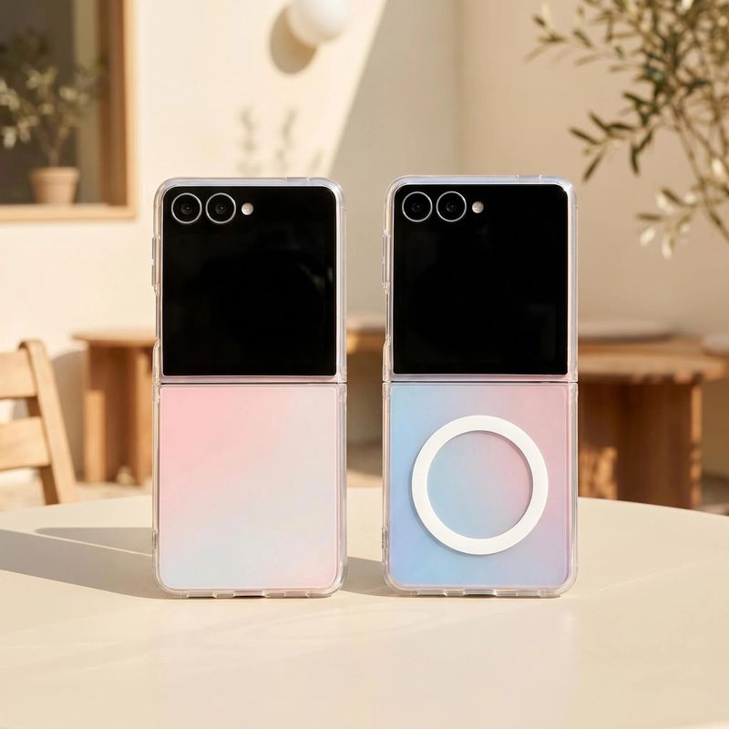 آفتاب پرست یخ زده zflip8 مناسب برای محافظ لیزری شیب دار قاب گوشی موبایل سامسونگ zflip7 محافظ گوشی تاشو تاشو Flip5/6...فروش TOP10%