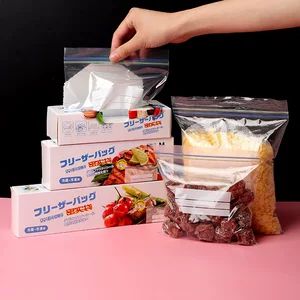 کیسه فریزر ضخیم درب دار نگهدارنده مواد غذایی و سبزیجات