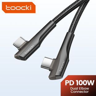 کابل داده بازی موبایل Toocki 100W کابل شارژ سریع TYPE-C مناسب برای کابل های شارژ سامسونگ و هوآوی تحویل دسته ای ترکیبی ظرف 48 ساعت