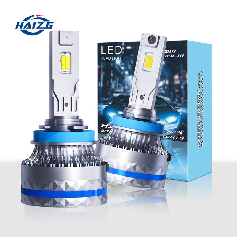 HAIZG برون مرزی با دقت انتخاب شده لامپ LED ماشین 120 واتی C10 چراغ جلوی پرقدرت اصلاح شده با نور بالا و پایین LED چراغ MT/گیربکس دستی