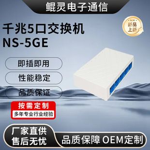 سوییچ شبکه 5 پورت گیگابیت NS-5GE مخصوص دوربین مداربسته