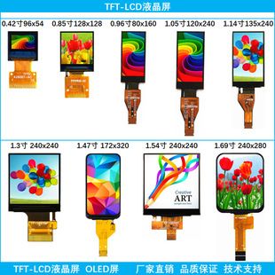 TFT LCD رنگی 0.96 تا 5 اینچ با ارسال 48 ساعته